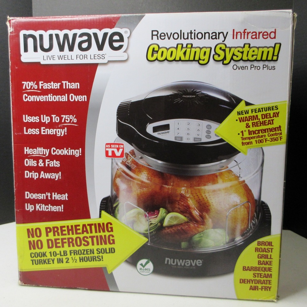 Nuwave Digital Convection Infrared Oven Pro Plus Black 20631 - Working Tested